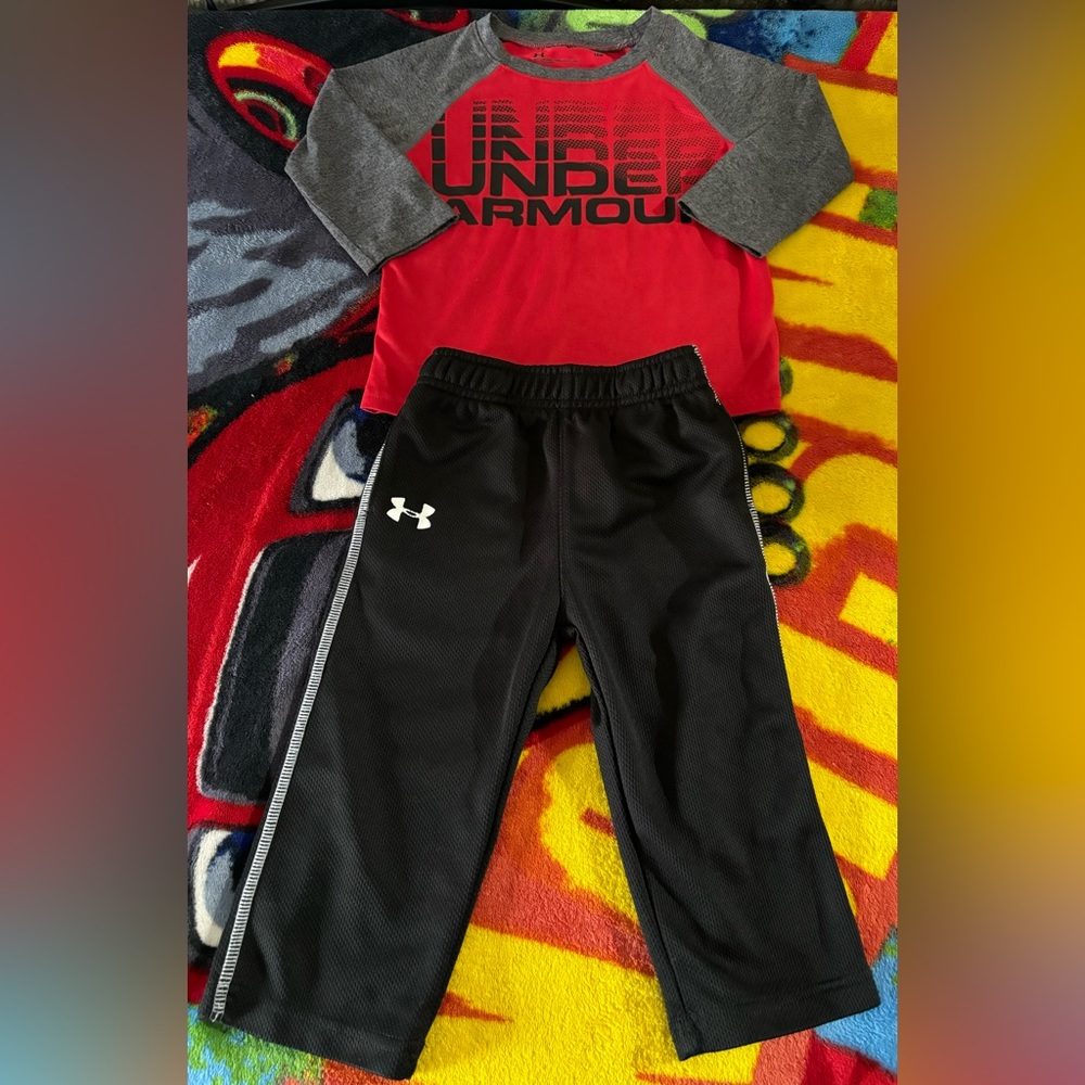 Size 18 month Under Armour outfit in excellent condition